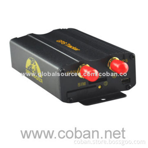 103a GPS Tracker, Supports Dual-SIM Card and Fuel Monitor, Gets Real Address from Location